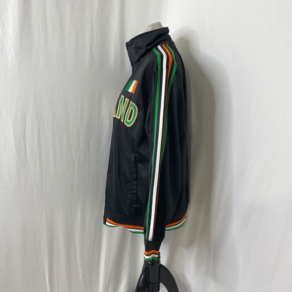 Ghast Ireland Track Jacket Men’s Large Black Full Zip Long Sleeve Athletic - Picture 7 of 13
